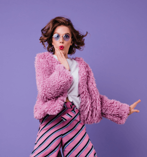 Cozy Knit Cardigan Sweater - Pink