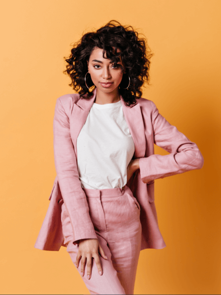 Sophisticated Swagger Suit - Pink