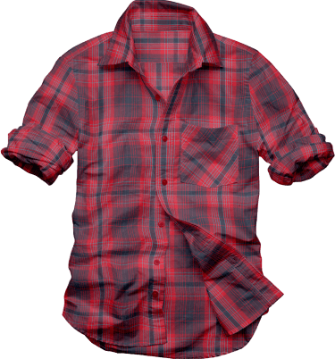 Checkered Spread Collar Casual Shirt